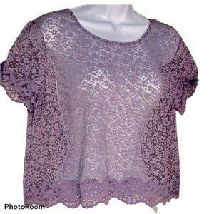 Victoria's Secret Lace Cropped Top